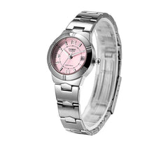 Casio Women 3-Hand Watch - Pink / Silver | LTP-1241D-4ADF