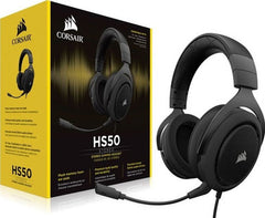 Corsair CA-9011170-NA Hs50 Stereo Gaming Headset, Carbon