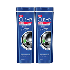 Clear Anti-Dandruff Men Shampoo Deep Cleanse 360ml, 2 @ 20% OFF