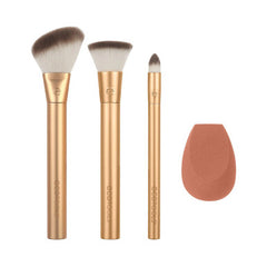 EcoTools Precious Metals Face Blend & Sculpt Brush Kit (4 فرش) | 268974