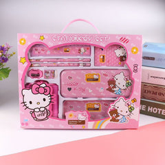 Hello Kitty Stationery Set - Pencil Cases & School Supplies - Pink Design | WJ1967B