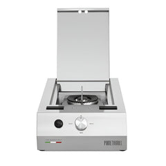 Pianeta Grill Stainless Steel Gas Burner Fry Top 250G Countertop BBQ – 1.5kW Dual Burner | 1000