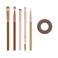 Real Techniques New Nudes Daily Swipe Eye Set Kit (6 Brushes) | 284861