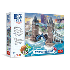 Trefl Brick Trick Travel Tower Bridge 290-Piece Building Set | 61606
