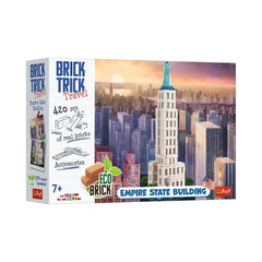 Trefl Brick Trick Travel Empire State Building XL 420-Piece Building Set | 61785
