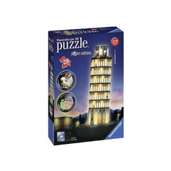 Ravensburger برج بيزا المائل، إصدار ليلي، أحجية ثلاثية الأبعاد 216 قطعة | RV12515-9
