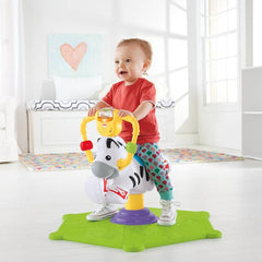 Fisher-Price Bounce & Spin Zebra لعبة الأنشطة للأطفال | MTAFP0317