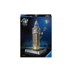 Ravensburger Iconics Big Ben 3D Puzzle with Light 216 Pieces | RV12008025