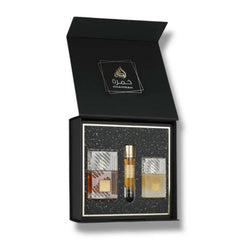 مجموعة لطافة قمرة للجنسين، عطر 100 مل + معطر شعر 50 مل + بخاخ سفر 12 مل