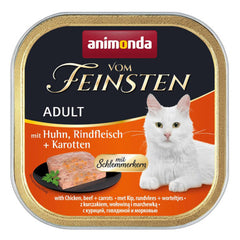 Animonda Pate Milkies Adult With Chicken, Beef & Carrots - 100g | HHN-RDF-KRT