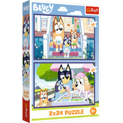 Trefl Puzzle 2-in-1 Bluey - 2x24 pcs | 34446