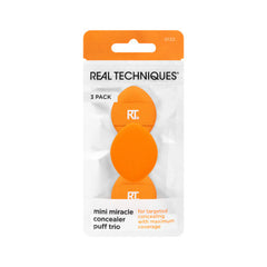 عبوة Real Techniques Mini Miracle Concealer Puff (مجموعة من 3 قطع) | 278189