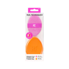 Real Techniques Miracle 2-In-1 Powder Puff + Case | 284867