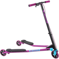 Yvolution YFliker A3 Air 2018 Refresh Scooter – Purple/Light Blue | 101060