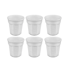 Bialetti Espresso Cups Set of 6 (0.6L, White Color)| BIAY0TZ502