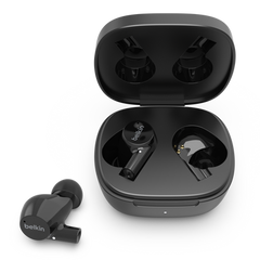 Belkin SoundForm Rise True Wireless Earbuds, Black | AUC004BTBK