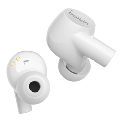 Belkin SoundForm Rise True Wireless Earbuds, White| AUC004BTWH