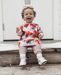 Twistshake Long Sleeve Bib Strawberry | 78510