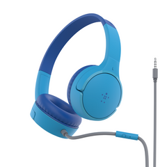 سماعات رأس سلكية Belkin SoundForm Mini للأطفال فوق الأذن، أزرق | AUD004BTBL