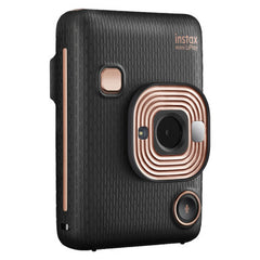 Fujifilm Instax Mini LiPlay - Compact Hybrid Instant Camera - Elegant Black | FUIHMLPCB