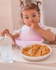 Twistshake Bib 4+m Pastel Pink Purple | 78219