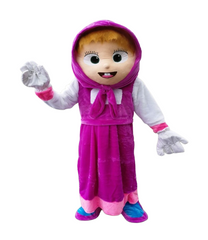 Cartoon Girl Mascot Costume - Full Body Character Suit | AL1202