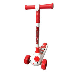 3-Wheel Hello Kitty Red & White Kick Scooter – Adjustable Handle | ALYM-802