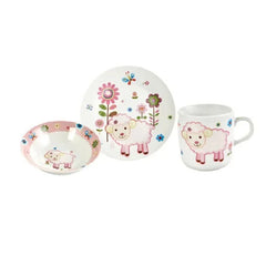 Karaca Cute Porcelain Sheep Baby Feeding Set | 153.01.04.2537