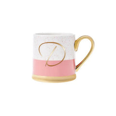 Karaca Porcelain 330ML Mug With Letter D Mug | 153.03.06.1611