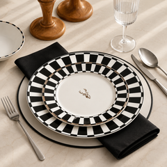 Karaca Elegance Bone - 24-Piece Bone Porcelain Dinner Set - 6 People - White | 153.03.06.2400
