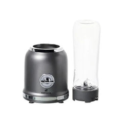 Karaca Retro Personal Smoothie Blender, 0.6L – 300W Grey |153.03.06.2451