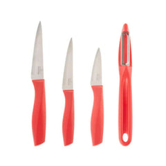 Karaca Red Peel 4Pcs Knife Set | 153.03.06.4531