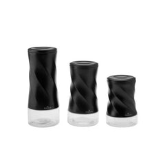 Karaca Tottori Black Vacuum Glass Storage Container S-M-L | 153.03.06.4737
