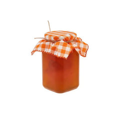 Karaca Cornered Winter Preparation Metal LID Orange Jar 1000CC |153.03.06.7054
