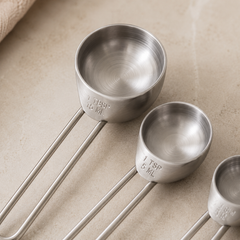 Karaca Crick Crack - 5-Piece Stainless Steel Measuring Spoon Set | 153.03.06.7176