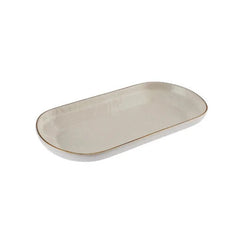Karaca Calvin Ceramic Large Boat Plate 26cm | 153.03.06.9159