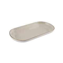 Karaca Calvin Ceramic Large Boat Plate 26cm | 153.03.06.9159
