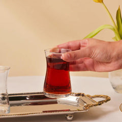 Karaca Heybeli - 6-Piece Tea Glass Set - 170ml - 6 People | 153.03.07.9927