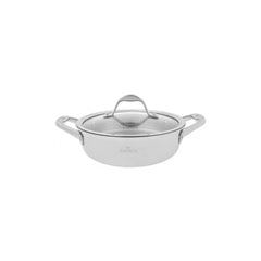 Karaca 3-Ply Powersteel 316+ Steel Pan - 20 cm, 1 L | 153.03.08.0549