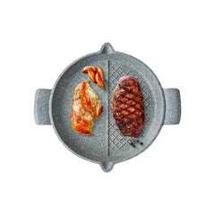 Karaca Love of Kitchen – 30cm Granite Double Sided Grill | 153.03.08.1369