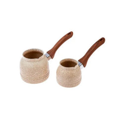 Karaca Woodstone 2Pcs Coffee Pot Set | 153.03.08.1616