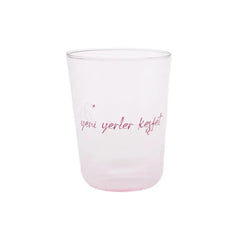 Karaca To-Do Collection Water Glass Pink 250ML | 153.03.08.1797