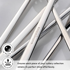 Karaca New Everest - 84-Piece 18/10 Stainless Steel Cutlery Set - 12 People - Platinum | 153.03.08.1815