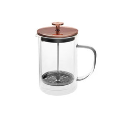 Karaca Pia Double Walled Glass French Press 800ML, Bronze | 153.03.08.2403