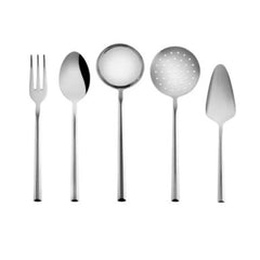 Karaca Tromso 5Pcs Service Set 1Pc Serving Ladle + 1Pc Serving Colander + 1Pc Serving Spoon + 1Pc Serving Fork + 1Pc Service Shovel | 153.03.08.2505