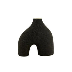 Karaca Home Cassie Black Stoneware Ceramic Vase 17.5cm |  153.09.01.2171