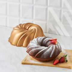 Karaca Cake Pro Pare Casting Cake Mold Gold 24cm | 153.09.01.2227