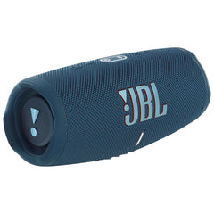 مكبر صوت لاسلكي بلوتوث JBL Charge 5 مقاوم للماء، أزرق | JBLCHARGE5BLUAM
