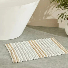 Karaca Home Sarah Anderson Stacey Bath Mat 60x90cm Beige | 160.22.11.0011