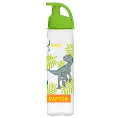 Dinosaur Kids Water Bottle with Push Button Lid – Raptor | 161414-271B
